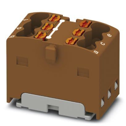 Phoenix Contact - PTFIX 6X1,5 BN - PTFIX 6X1,5 BN - Bloc répartiteur PTFIX