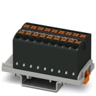 Phoenix Contact - PTFIX 18X2,5-NS35 BK - PTFIX 18X2,5-NS35 BK - Bloc répartiteur PTFIX