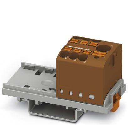 Phoenix Contact - PTFIX 6/6X2,5-NS35 BN - PTFIX 6/6X2,5-NS35 BN - Bloc répartiteur PTFIX