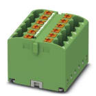 Phoenix Contact - PTFIX 12X2,5-G GN - Bloc répartiteur PTFIX