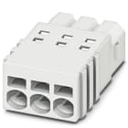 Phoenix Contact - Fiche débrochable 3p, pas: 2.5 mm, 0.5 mm², 6 A, 160 V - PTSM 0,5/ 3-P-2,5 BDWH: