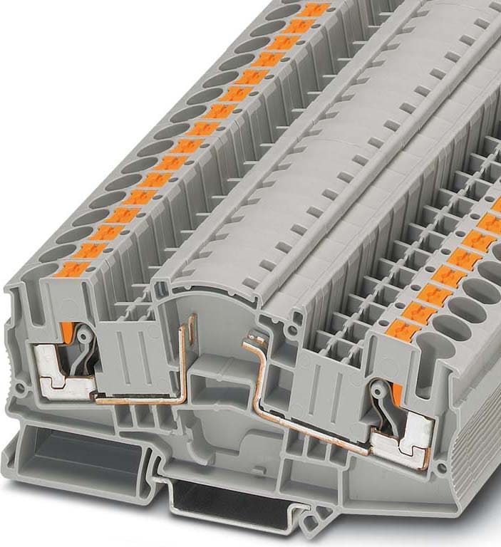 Phoenix Contact - PTME 6-BE - PTME 6-BE - Bloc de jonction à composant, sectionnable pour essais