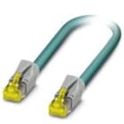 Phoenix Contact - Cordon Ethernet Indus RJ45 Cat6A, cable PUR S/FTP AWG26 - Bleu -0,3m