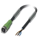 Phoenix Contact - Câble capt./act., 3 pôles, PUR, M8 femelle droit, Ext. Libre, A, 15 m