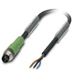 Phoenix Contact - Câble capt./act., 3 pôles, PUR, M8 mâle droit, Ext. Libre, A, 6 m