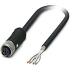 Phoenix Contact - Câble FERRO, 4 pôles, PE-X, M12 femelle droit, Ext. Libre, A, 10 m