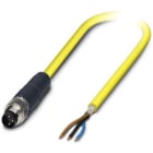 Phoenix Contact - Câble capt./act., 3P, PVC, blindé, M8 mâle droit, Ext. Libre, A, 10 m, noir