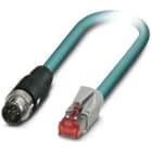 Phoenix Contact - Câble Bus, 4 pôles, Ethernet CAT5, M12 mâle droit, RJ45, D, 2 m