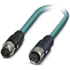 Phoenix Contact - Câble Bus, 4 pôles, Ethernet CAT5, M12 mâle droit, M12 femelle droit, D, 2 m