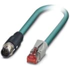 Phoenix Contact - Câble Bus, 8 pôles, Ethernet CAT5, M12 mâle droit, RJ45, A, 1 m