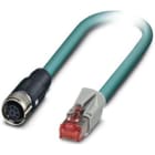 Phoenix Contact - Câble Bus, 8 pôles, Ethernet CAT5, M12 femelle droit, RJ45, A, 5 m