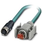 Phoenix Contact - Câble Bus, 8 pôles, Ethernet CAT5, M12 femelle droit, RJ45, A, 2 m