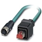 Phoenix Contact - Câble Bus, 8 pôles, Ethernet CAT5, M12 femelle droit, RJ45, A, 2 m