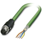Phoenix Contact - Câble Bus, 4 pôles, Profinet, M12 mâle droit, Ext. Libre, D, 2 m