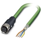 Phoenix Contact - Câble Bus, 4 pôles, Profinet, M12 femelle droit, Ext. Libre, D, 1 m