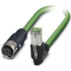 Phoenix Contact - Câble Bus, 4 pôles, Profinet, M12 femelle droit, RJ45, D, 1 m
