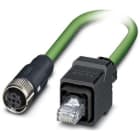 Phoenix Contact - Câble Bus, 4 pôles, Profinet, M12 femelle droit, RJ45, D, 2 m