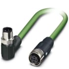 Phoenix Contact - Câble Bus, 4 pôles, Profinet, M12 mâle coudé, M12 femelle droit, D, 5 m