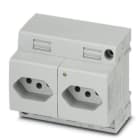 Phoenix Contact - EO-N/UT/LED/DUO - Prise d'armoire double
