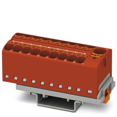 Phoenix Contact - PTFIX 10/18X4-NS35 BU - Bloc répartiteur PTFIX