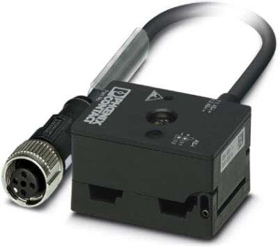 Phoenix Contact - Répartiteur ASI, 2 pôles, PUR, ASI, M12 femelle droit, A, 1 m