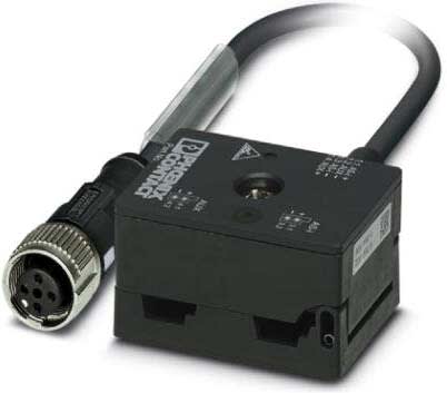 Phoenix Contact - Répartiteur ASI, 4 pôles, PUR, ASI, M12 femelle droit, A, 2 m