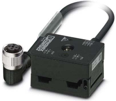 Phoenix Contact - Répartiteur ASI, 4 pôles, PUR, ASI, M12 femelle coudé, A, 2 m