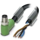 Phoenix Contact - Câble POWER, 4 pôles, PUR, M12 mâle coudé, Ext. Libre, T, 10 m