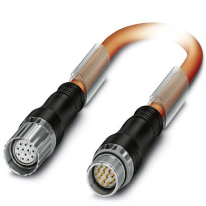 Phoenix Contact - Connecteur bilatéral à enrobage plastique par extrusion - K-12-M23 M9/5,0-E00/M2