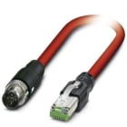 Phoenix Contact - Câble Bus, 4 pôles, PVC, M12 mâle droit, RJ45, D, 1 m