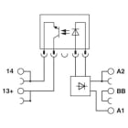 Phoenix Contact - PLC-OPT-120UC/V8C/SEN - Module à relais statique PLC-OPT-120UC/V8C/SEN
