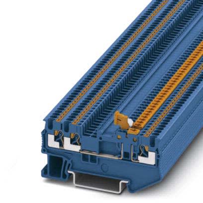 Phoenix Contact - PT 1,5/S-TWIN-MT BU - PT 1,5/S-TWIN-MT BU - Bloc de jonction sectionnable