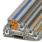 Phoenix Contact - PTI 2,5-PE/LO/NT - Bloc de jonction d'installation triple étage + terre