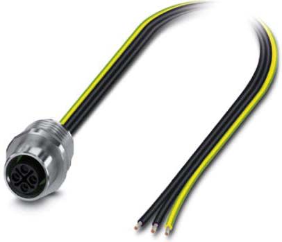 Phoenix Contact - Embases paroi avant - SACC-E-M12FSS-3P-M16/0,5 PE