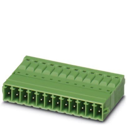 Phoenix Contact - Fiche débrochable 3p, pas: 3.5 mm, 1.5 mm², 8 A, 160 V - IFMC 1,5/ 3-ST-3,5-RN