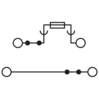 Phoenix Contact - PTTB 4-HESI (5X20) - Bloc de jonction fusibles double étages