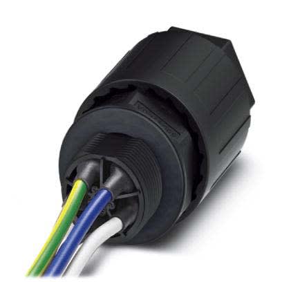Phoenix Contact - Traversée de paroi QPD W 4PE6,0 9-14 M25 0,5 BK