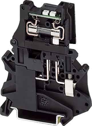 Phoenix Contact - UT 4-HESILED 60 (5X20) - UT 4-HESILED 60 (5X20) - Bloc de jonction fusibles