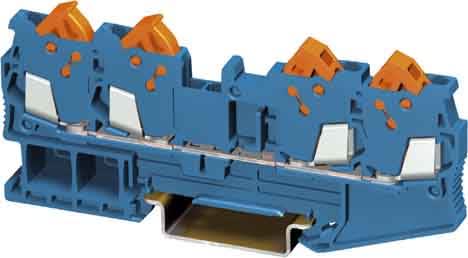 Phoenix Contact - QTC 1,5-QUATTRO BU - QTC 1,5-QUATTRO BU - Bloc de jonction simple