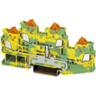 Phoenix Contact - QTTCB 1,5-PE - Bloc de jonction double étage avec raccordement terre