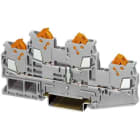 Phoenix Contact - QTTCB 1,5-PV - Bloc de jonction double étage ponté verticalement