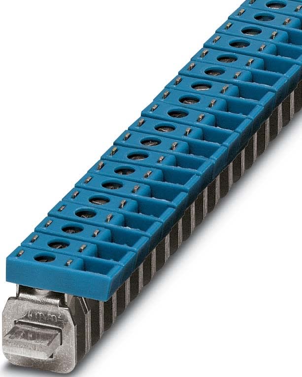 Phoenix Contact - AKG 4 BU-EX - Bloc de jonction sur barre collectrice