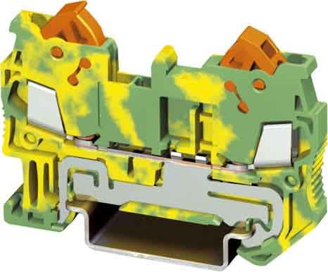 Phoenix Contact - QTC 1,5-PE - QTC 1,5-PE - Bloc de jonction avec raccordement terre