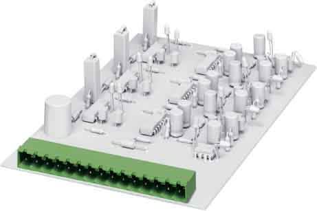 Phoenix Contact - Embase C.I 4p, pas: 5.08 mm, 2.5 mm², 12 A, 320 V - MSTBA 2,5/ 4-G-5,08
