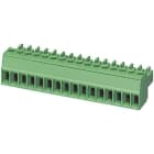 Phoenix Contact - Fiche débrochable 2p, pas: 3.81 mm, 1.5 mm², 8 A, 160 V - MC 1,5/ 2-ST-3,81