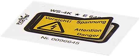 Phoenix Contact - WS-2K - Etiquette d'avertissement WS-2K
