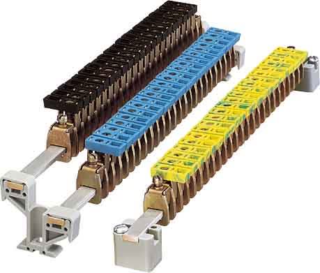 Phoenix Contact - AKG 16 BU - AKG 16 BU - Bloc de jonction sur barre collectrice