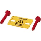 Phoenix Contact - Etiquette d'avertissement WS 4-10