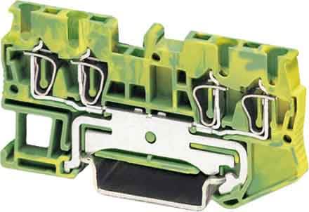 Phoenix Contact - ST 1,5-QUATTRO-PE - Bloc de jonction avec raccordement terre