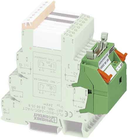 Phoenix Contact - Adaptateur précâblage, sortie pour 8 relais PLC 6, PLC-V8/FLK14/OUT